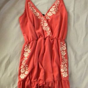 Orange romper